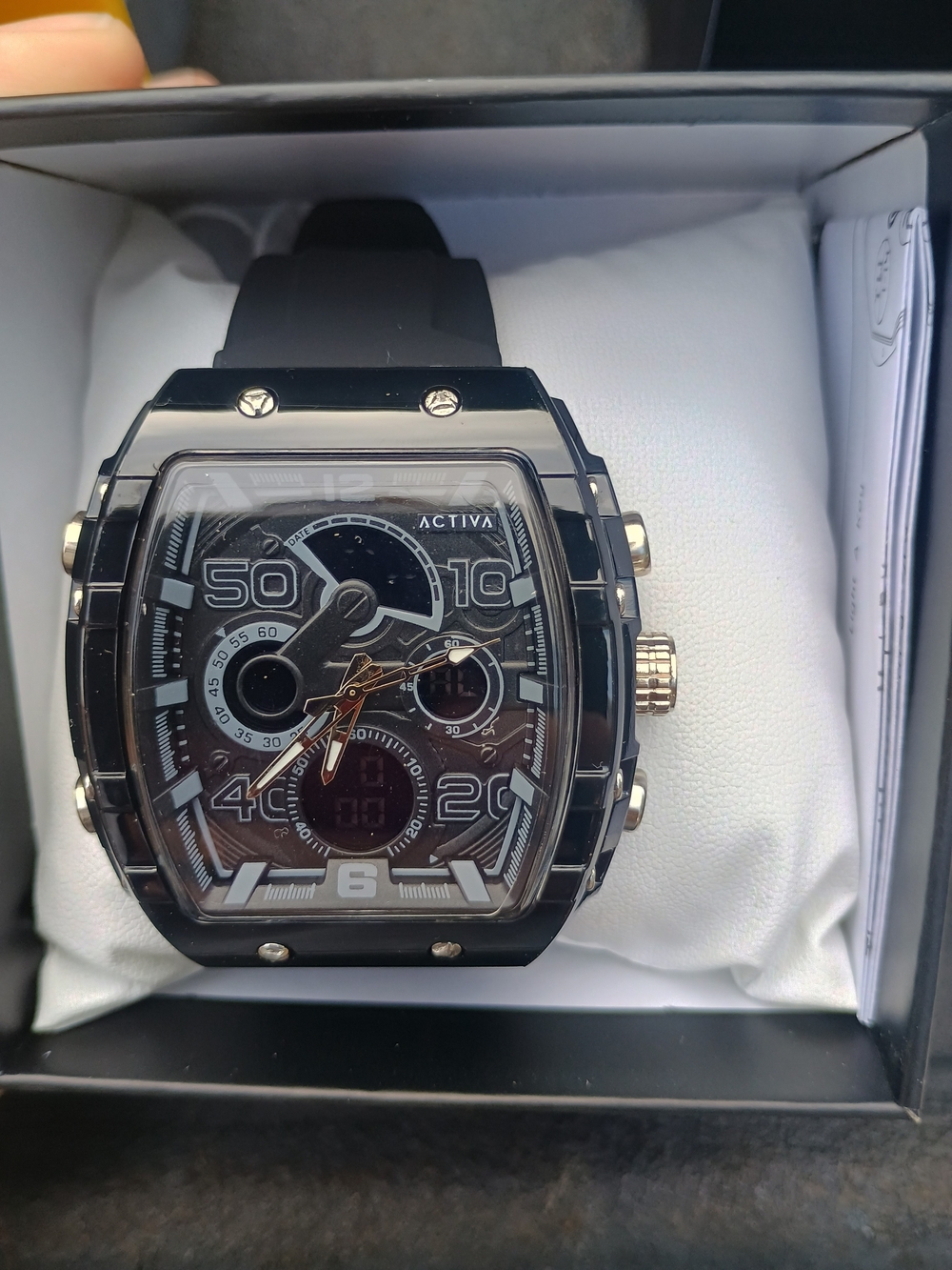 Ativa Black Multi-Function Men's Watch